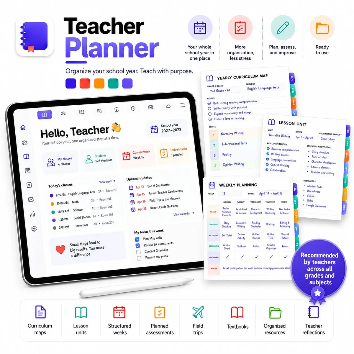 Interactive All-in-One Teacher Planner