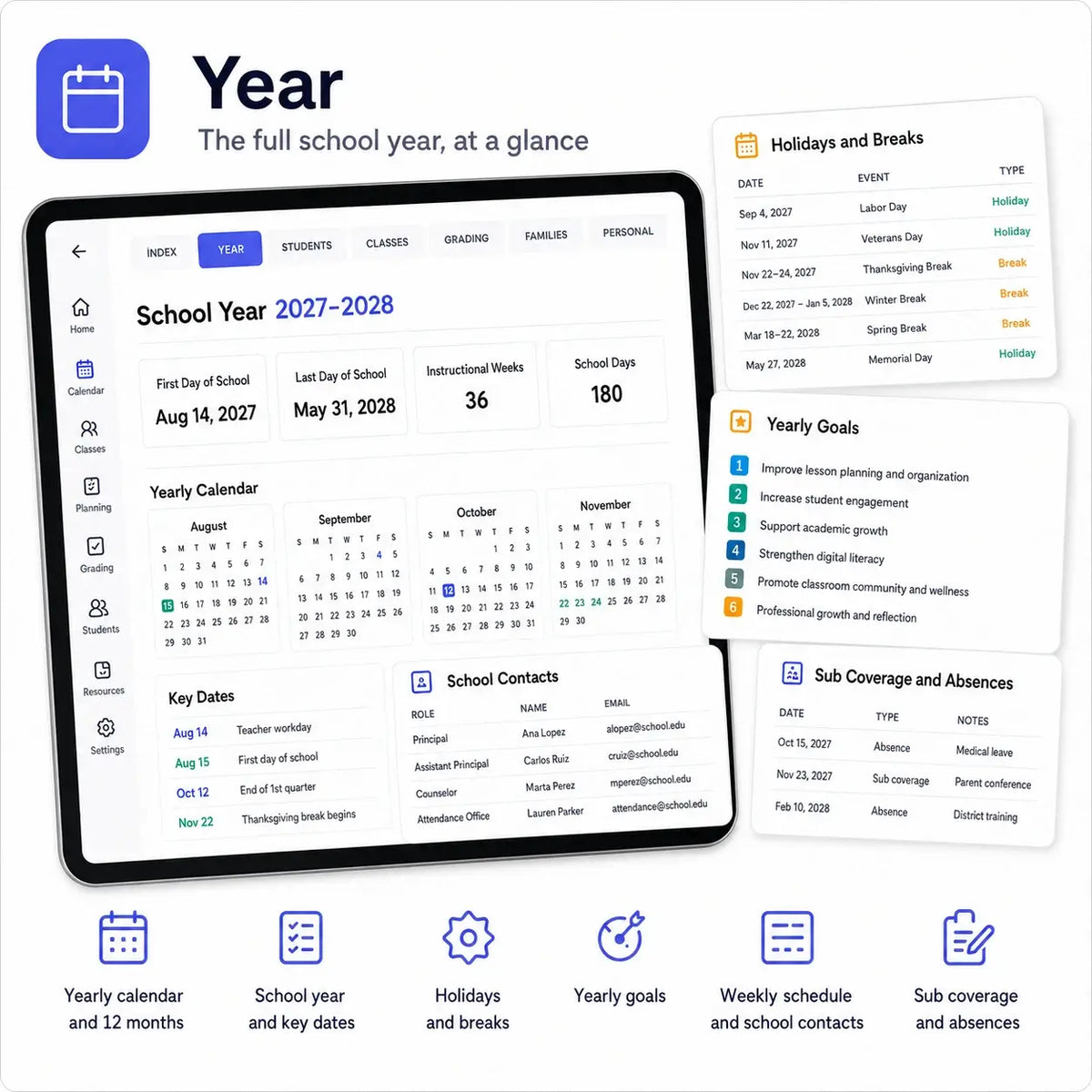 Interactive All-in-One Teacher Planner